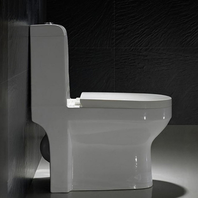 ADA 1조각 기다랗 화장실 자기 수세식 변기 하얀 유럽 스타일 세라믹 모퉁이