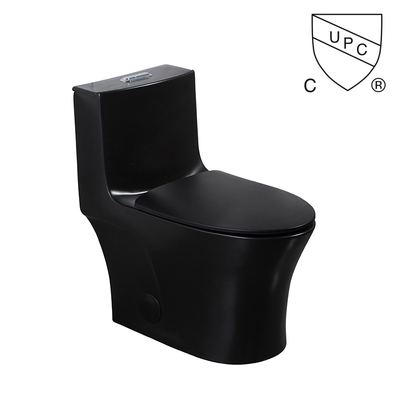 이아프모 욕실 화장실은 검은 1 부분 듀얼 수세식 변기 기다랗 시오닉 세라믹을 마테