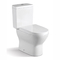 작은 욕실을 위한 듀얼 같은 높이의 두 조각 차 화장실 최고 급증 버튼